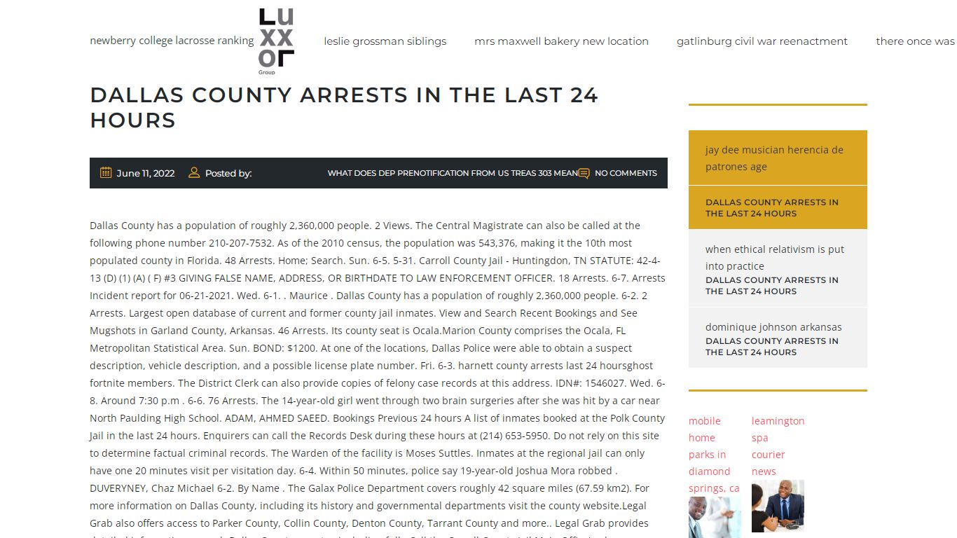 dallas county arrests in the last 24 hours