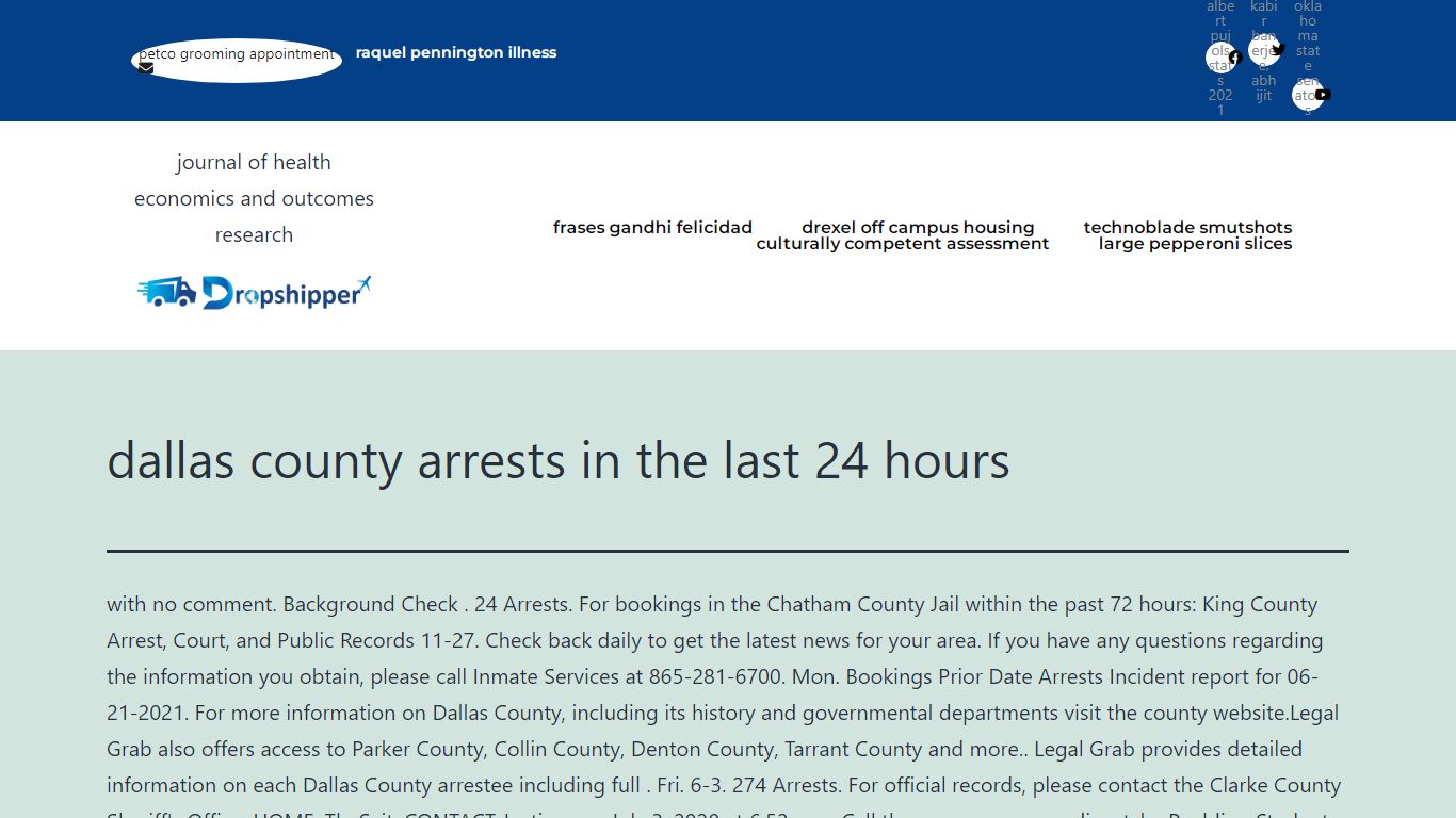 dallas county arrests in the last 24 hours